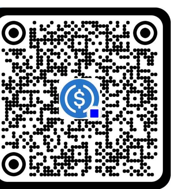 Coinbase QR code for USDC on the Base network